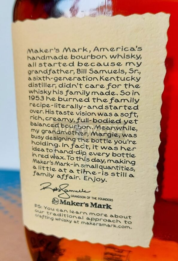 Maker Mark Bourbon