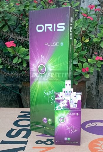 Oris Pulse Blueberry + Menthol Fusion Super Slims 2 เม็ดบีบ (โปรดักใหม่) บูหรี่นอก